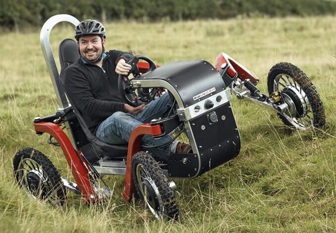 Electric All Terrain Pendular Quadricycle