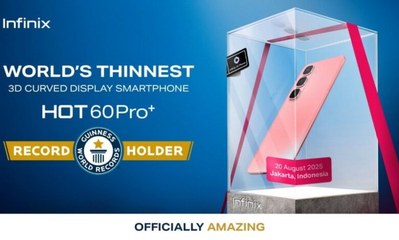 World’s Thinnest 3D Curved Phone: Infinix HOT 60 Pro+