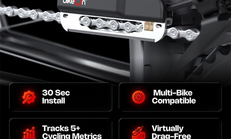 Cycle Click Bike Meter Measures Power, Torque, and Cadence