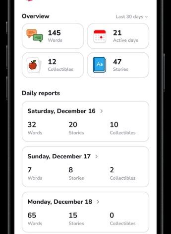 Dex is an AI-powered camera device that helps children learn new languages
