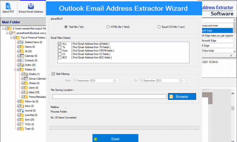 Best Outlook Email Address Extractor Software 2025