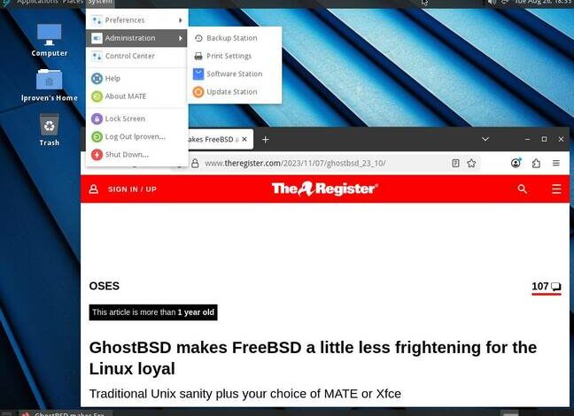 GhostBSD 25.02 adds ‘Gershwin’ desktop for a Mac-like twist • The Register GhostBSD 25.02 adds ‘Gershwin’ desktop for a Mac-like twist • The Register